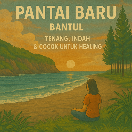Pantai Baru Bantul Jogja – Tenang, Indah & Cocok untuk Healing