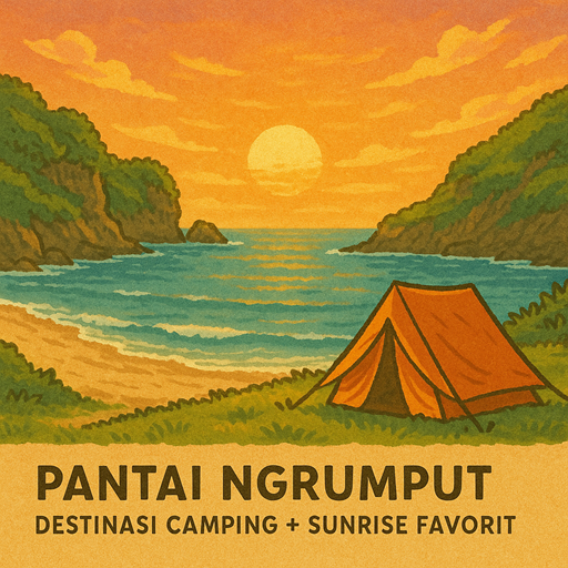 Pantai Ngrumput Jogja – Destinasi Camping + Sunrise Favorit