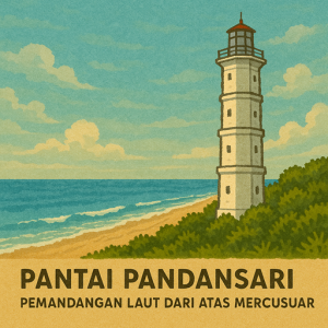 Pantai Pandansari Jogja – Pemandangan Laut dari Atas Mercusuar