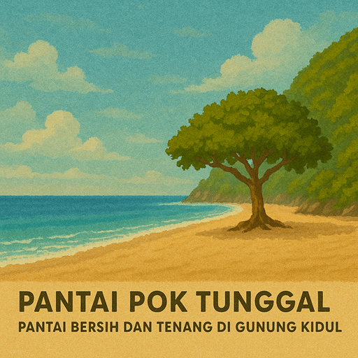Pantai Pok Tunggal – Pantai Bersih dan Tenang di Gunung Kidul