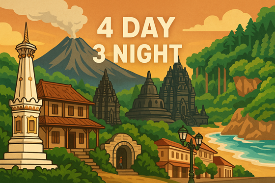 Paket Wisata Jogja 4 Hari 3 Malam - 4 Day 3 Night