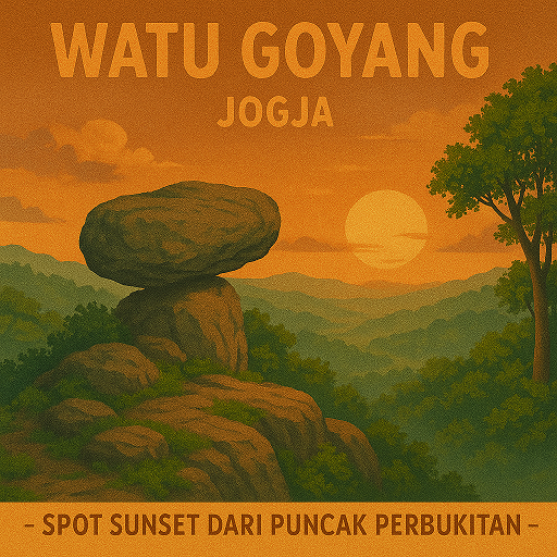 Watu Goyang Jogja – Spot Sunset dari Puncak Perbukitan