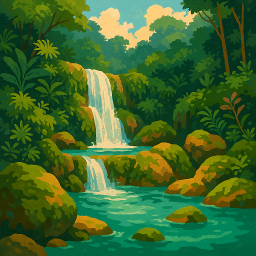 Taman Sungai Mudal Jogja - Pesona Alam & Air Terjun Jernih